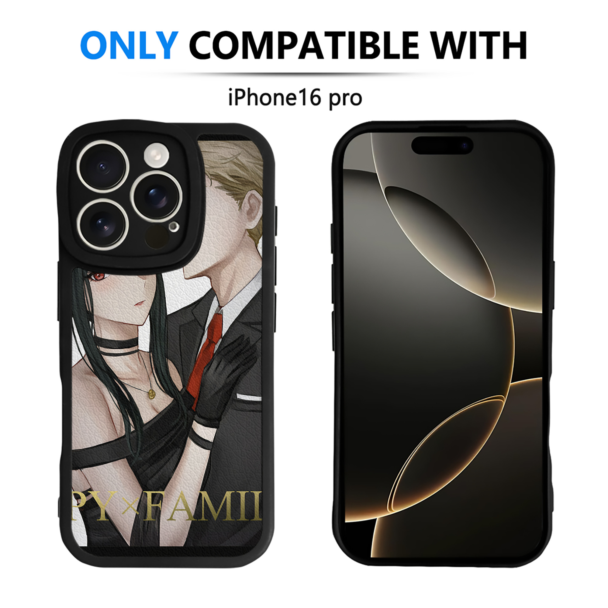 （画像用） SPY×FAMILY间谍家家酒 【iPhone 16シリーズ対応】シリコンスマホケース（レザー調） 材質：シリコン